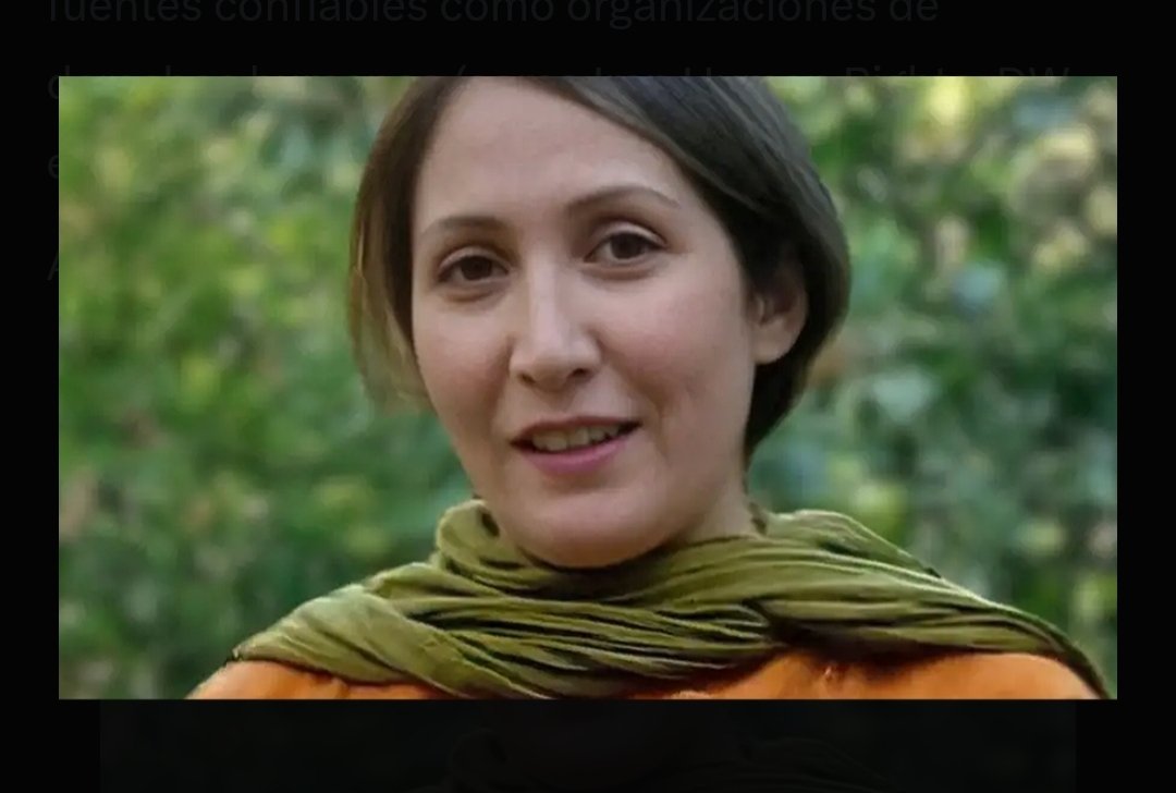 Esta es Sharifeh Mohammadi, activista irani, por los derechos laborales y los derechos de las mujeres, esta presa hasta el día de hoy, pero acá las feministas ni la nombran.