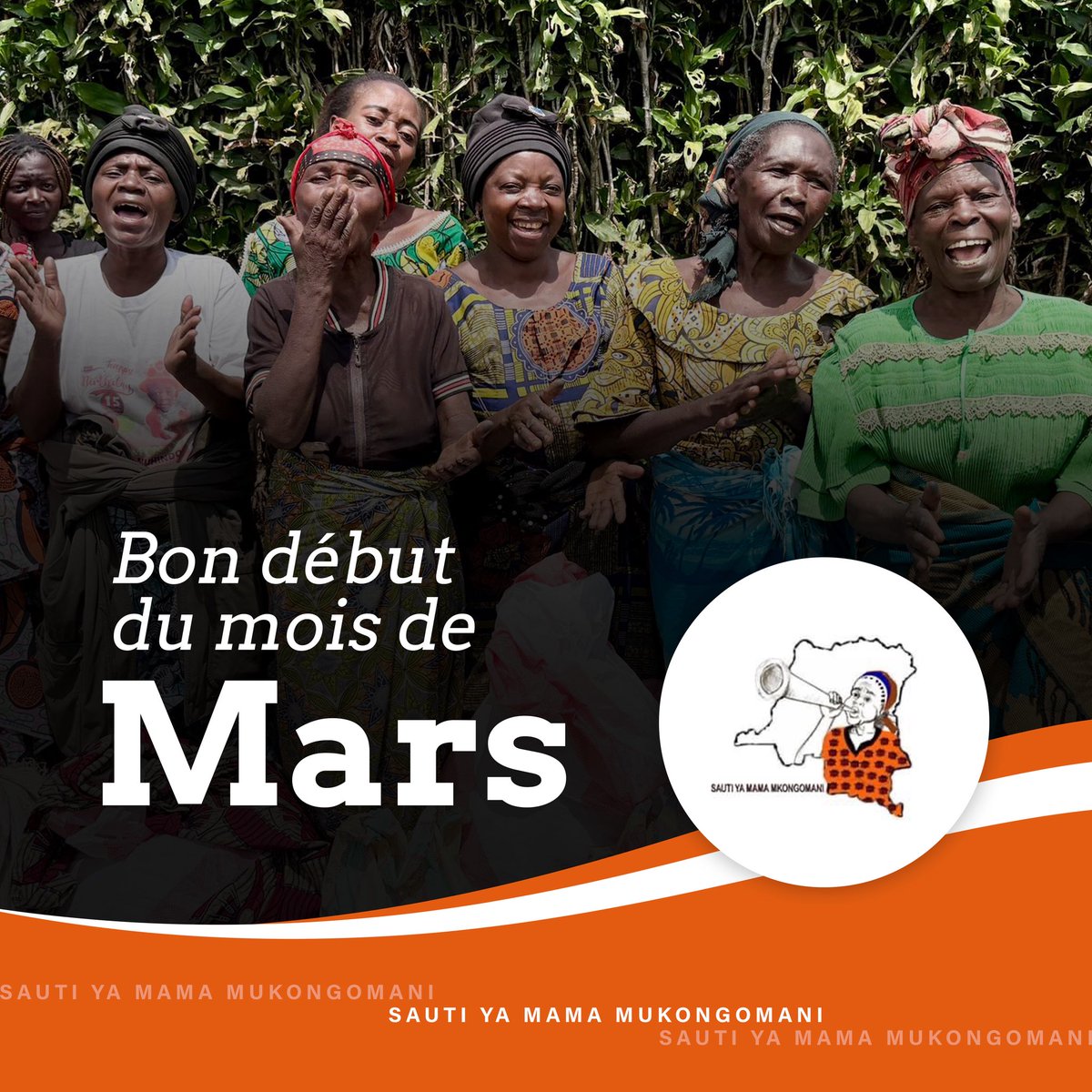 SMMukongomani's tweet image. Bon début du mois de #mars à toutes les femmes !
Que ce mois, marqué par la Jrnée internationale des droits des femmes, soit un temps de reconnaissance, de solidarité et d’engagement renouvelé pour la promotion etla protection des droits des #femmes etdes filles
#SMM #NouveauMois