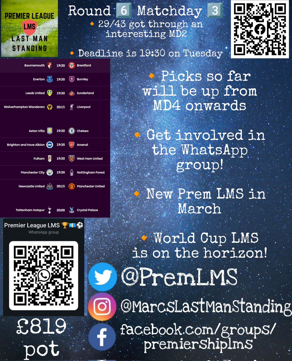 ⚽ Premier League LMS ⚽ tweet media