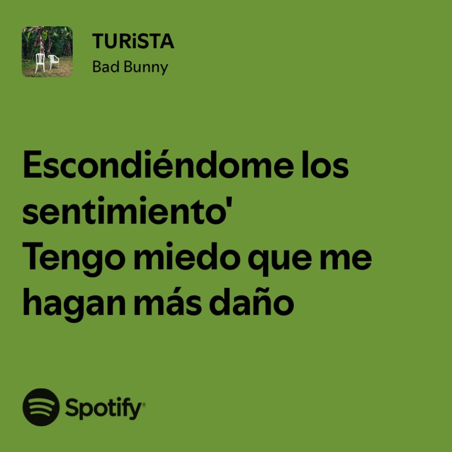 bad bunny / turista
