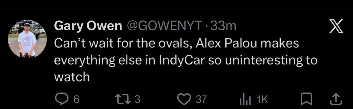 RFlores91's tweet image. Did you change your mind @GOWENYT? 

Have you learned to appreciate the greatness that is Alex Palou?