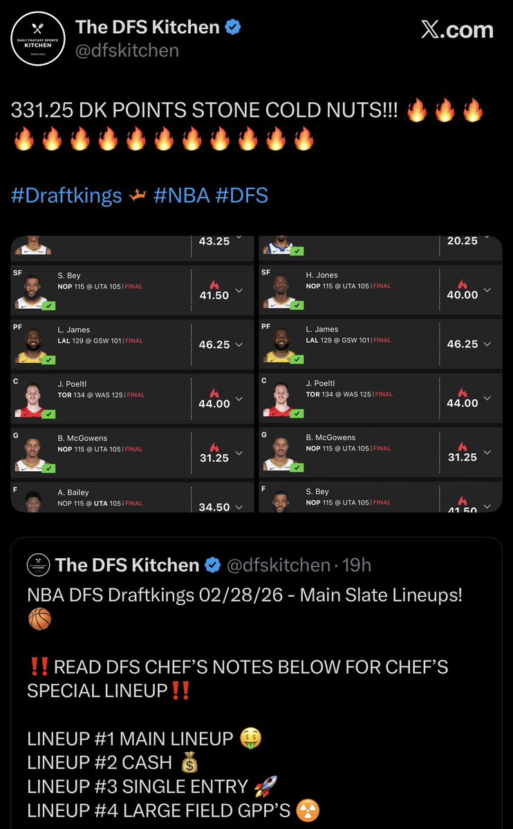 The DFS Kitchen tweet media