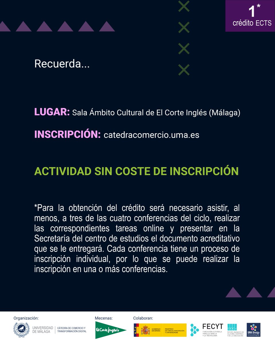 Cátedra de Comercio y Transformación Digital UMA tweet media