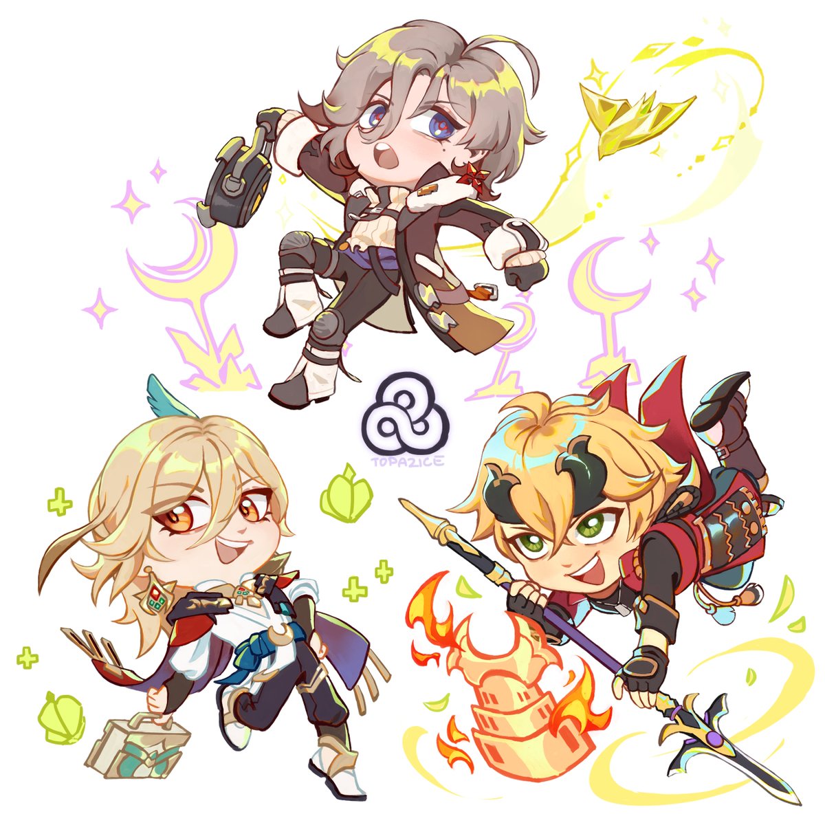 #illuga #kaveh #thoma my unfortunate restrictive elemental mastery revolving builds faves😔