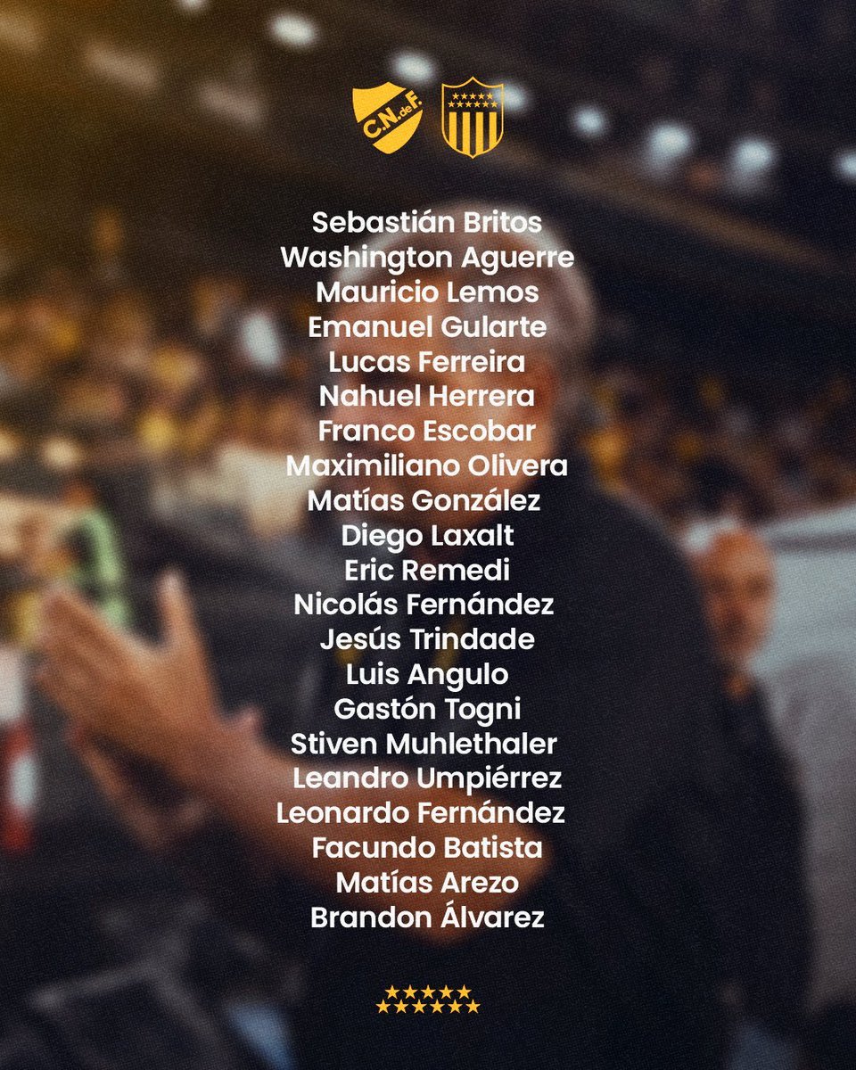 serneimdeportes's tweet image. #serneimdeportes | #auf | #Fecha4 | #Apertura2026 | #TorneoApertura2026 | #TorneoApertura | #FábricaDeTalentos | #VamosCarbonero

🎙️Noticias 🗞️ 📰 🇺🇾

💥 Liga AUF Uruguaya 🇺🇾

➡️ Torneo Apertura 2⃣0⃣2⃣6⃣🏆 |  Fecha 4⃣

📋Convocatoria confirmada | Peñarol