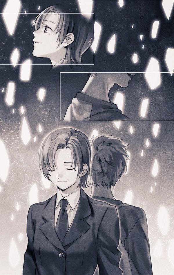 HAL_Kibou's tweet photo. Es precisamente porque eres un humano tan ordinario, precisamente porque eres tan débil, que eres una luz irremplazable para mí. https://t.co/EkXkkg5YCt