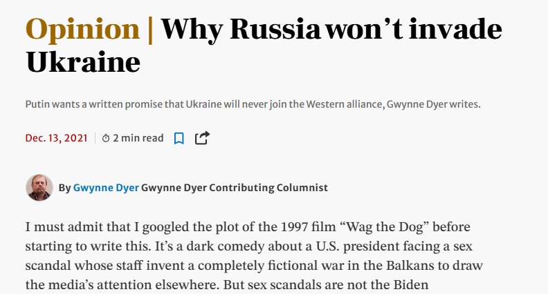 warathomeseries's tweet photo. @BohuslavskaKate @rogerboyes Gwynne Dyer is/was another oracle of knowledge lol https://t.co/kLyaztXf3A