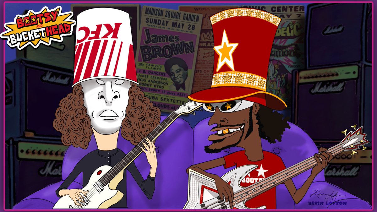 Who say's two Junkies can't be Funky!🤪
(Happy Sunday)🫡 My Recovery Day! Bootsy &amp; Buckethead comin' soon.🤯 #MetalHealth