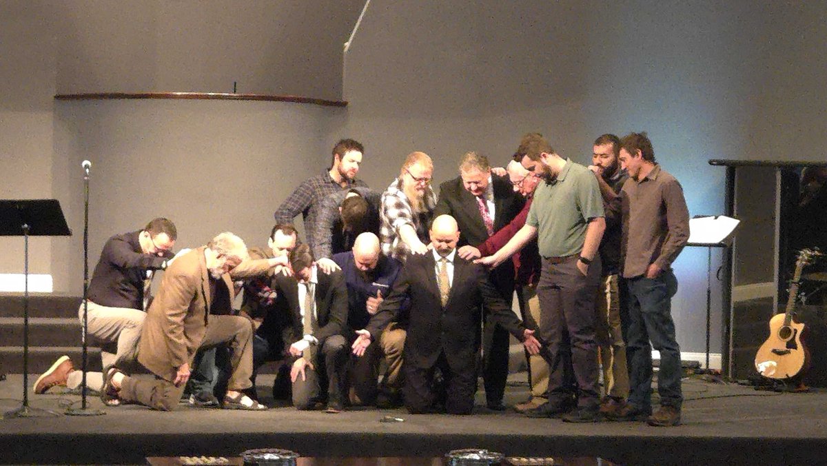 dmichaelclary's tweet photo. Incredible honor and blessing today to ordain two new elders, Tom Cantwell and Will Glover, at Christ the King Church (Ft. Thomas, KY)! https://t.co/rjdIlcZPs6
