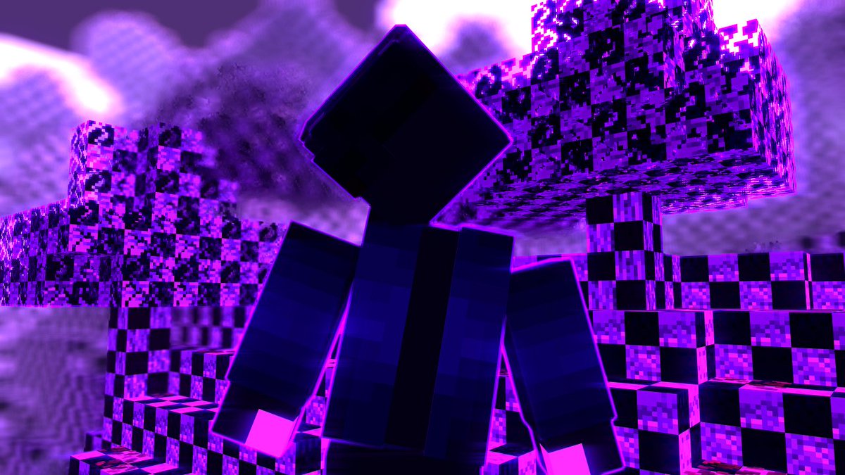 AkiloideL's tweet photo. My skin, but edited to be based on Null and other characters from the "The Broken Script" mod. #TheBrokenScript #Minecraft #mineimator https://t.co/mnSjXHNBla