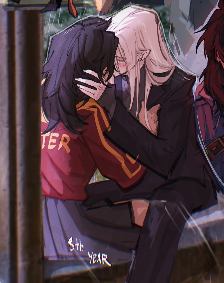 wlw drarry because I had an itch I needed scratched🥹

#drarry #hpdm #art