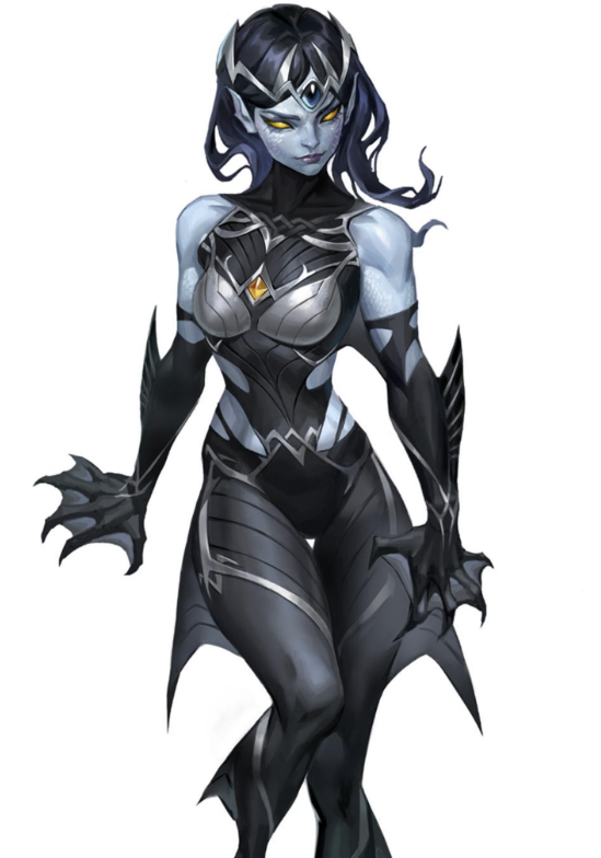theragingreaper's tweet photo. PLEASEEE let her be the new Herald in Season 2...

Based on her crown, the gem in her chest, and her looking evil, I could totally see her being related to Serenade and The Last Reality's unexplored aquatic side. 👀🔥
#Fortnite https://t.co/Tm9Xe2u4FA