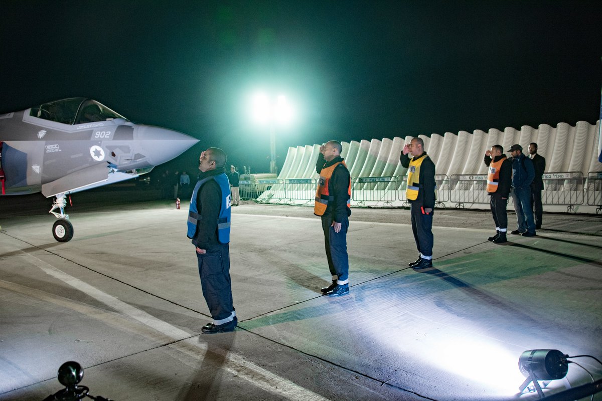 AirPowerNEW1's tweet image. December 12, 2016 - The first F-35I Adir fighters arrive on Israeli soil fundamentally changing the #AirPower calculus in the Middle East. (Lockheed Martin)
