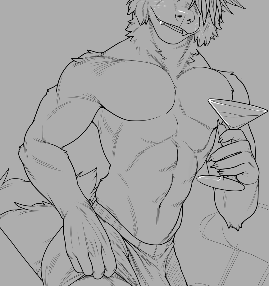 Another Commission WIP 🍸