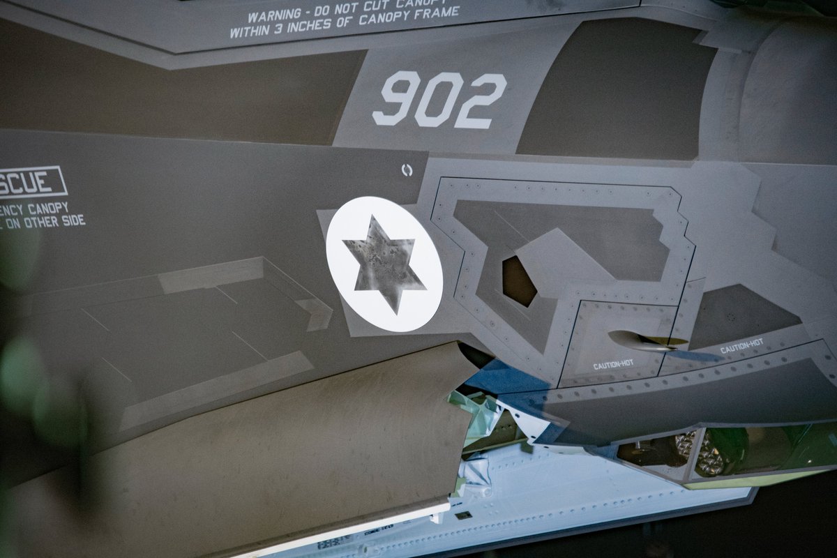 AirPowerNEW1's tweet image. December 12, 2016 - The first F-35I Adir fighters arrive on Israeli soil fundamentally changing the #AirPower calculus in the Middle East. (Lockheed Martin)