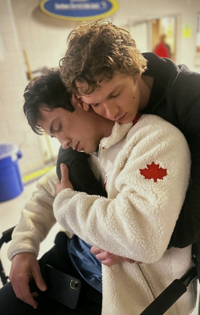 "if people saw us just getting ready in the morning, giving each other big spooning hugs, just to say we’re proud of each other, people would be going crazy" oh