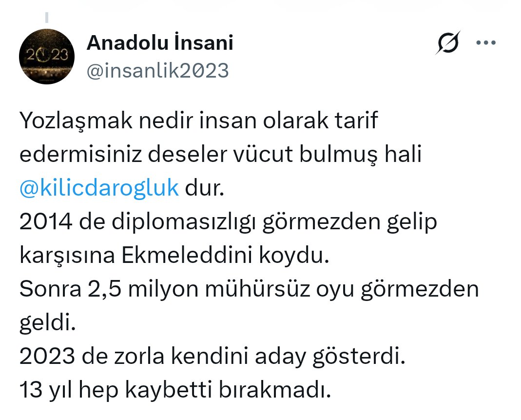 insanlik2023's tweet image. Laf konuşmuş #hain #piyon #koltukdelisi #Alevi @kilicdarogluk bu ülkede ki gizli #BOP eşbaşkanıdir.
Görev yaptığı 13 yıl akepeyi iktidarda tutmak için elinden geleni yaptı.