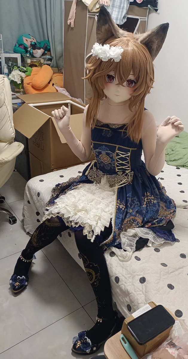 xueya_selfyard's tweet photo. 小猫又能有什么坏心思呢
#kigurumi #着ぐるみ https://t.co/s4z0X7idM6