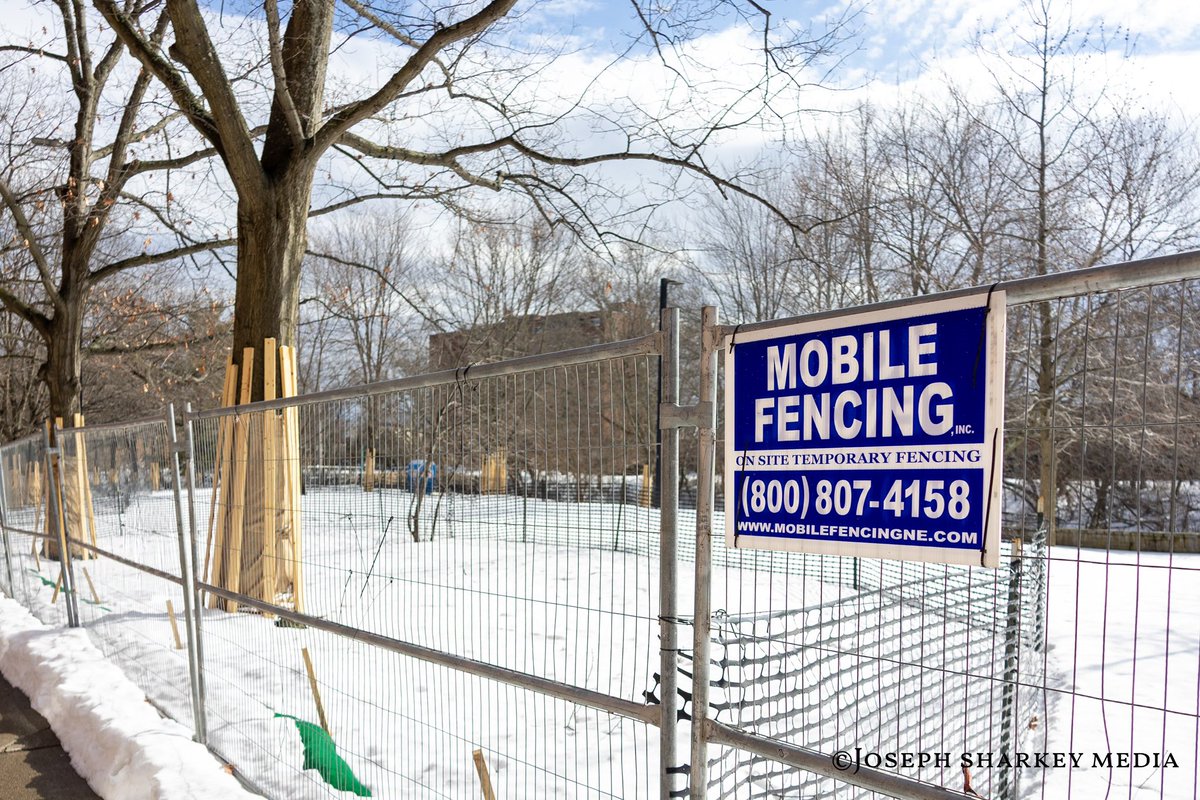 PhotoShark55's tweet photo. Waltham, MA - Construction fencing has been installed around Landry Park as a long-anticipated improvement project officially gets underway.

The Massachusetts Department of Conservation and Recreation (DCR) is overseeing upgrades aimed at modernizing the park and enhancing the overall experience for residents. Originally built in 1978, the park has served the community for decades, and this marks one of the first significant renovation efforts in recent years.

Planned improvements include new benches and seating areas, updated signage, expanded green space enhancements, additional trees for shade, lawn restoration with native plantings, and improved stormwater management systems to reduce erosion and protect the surrounding landscape. The project is designed to create a more welcoming, functional, and visually appealing space for families, pedestrians, and visitors who frequent the Charles River area.

The addition of seating and landscape upgrades is expected to make the park more accessible and comfortable for everyday use, while also preserving the natural character of the space.

Construction fencing is now in place as work begins, and portions of the park may be temporarily closed during the improvement process.

Further updates are expected as the project progresses.