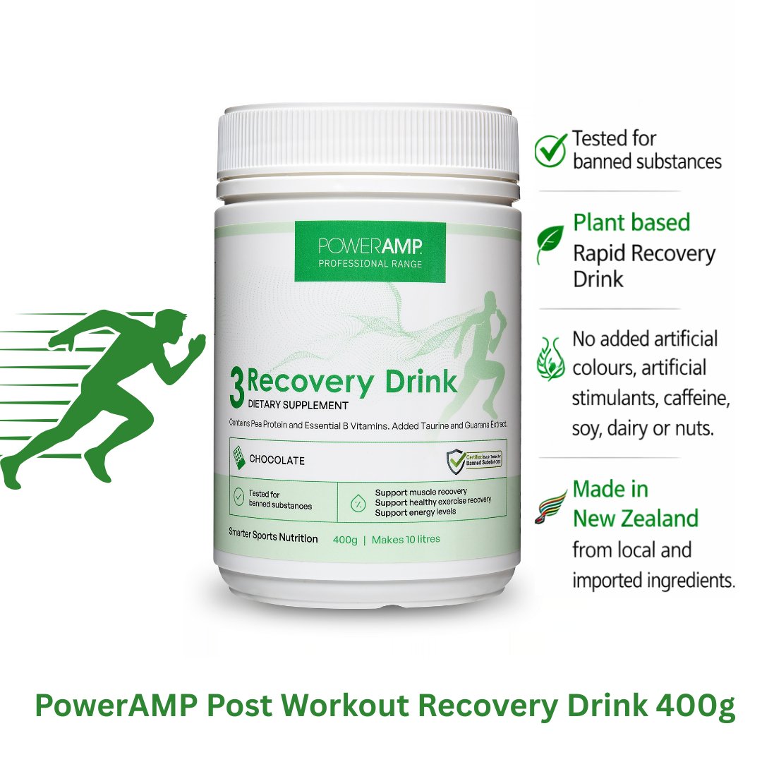 PowerAMPSports1's tweet photo. Recover smarter with PowerAMP Recovery Drink – Chocolate Flavour 🍫💪
Designed for rapid recovery with a plant-based formula that supports your body after intense training.

✅ Tested for banned substances
🌱 Plant-based rapid recovery drink
🚫 No artificial colours
🇳🇿 Made in NZ https://t.co/easJIX8Ye9