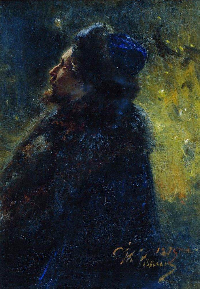 artistilyarepin's tweet photo. Portrait of painter Viktor Mikhailovich Vasnetsov. Study for the picture Sadko in the Underwater Kingdom. #artbots #repin https://t.co/CpCOFJmQYH