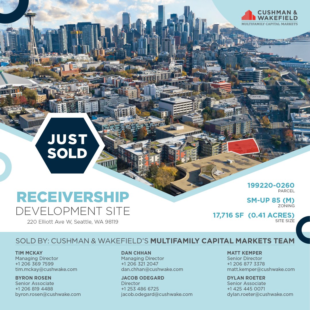 TimMcKayPNW's tweet photo. JUST SOLD - 17,000+ sf #development site in the shadow of the #SpaceNeedle in #LowerQueenAnne #Uptown. Future home to over 100 #apartment units!

#cre #seattleapartments #seattledevelopment #QASeattle #seattle https://t.co/OcbhKBo97k