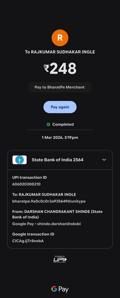 Darshbond007's tweet photo. Hi @Uber_India today my ride was for Rs. 197/- but driver had disagreement with me &amp; forced me to pay Rs. 248/- for same ride. I was very disappointed with driver. Please could refund my extra amount paid Rs. 51/- to driver. https://t.co/VGK4XkibyE
