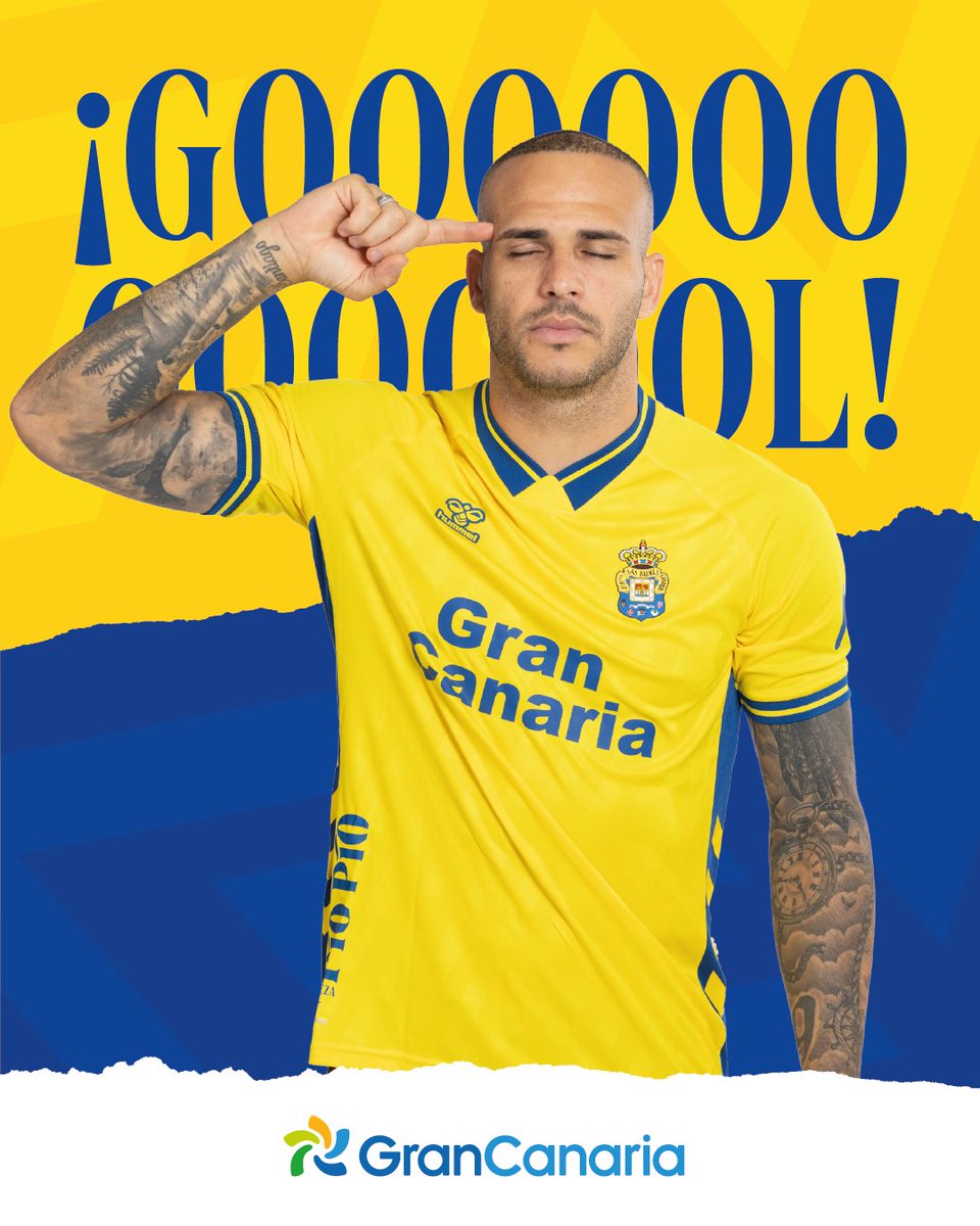 UDLP_Oficial's tweet photo. ⚽️ #CulturalLasPalmas (0-3) | 90’ ¡GOOOOOOOOOOOOL! ¡GOOOOOOOOOOOL! @sandroramirez9!!!!!

#LaUniónHaceLasPalmas #SeremosMásUnión https://t.co/8IEa53ovXd