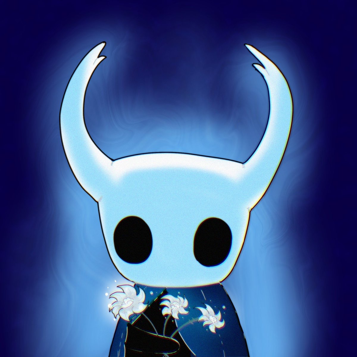 Protonartvi's tweet photo. Litlle knight with flowers

#hollowknight #fanart https://t.co/2LM5wm6L6c