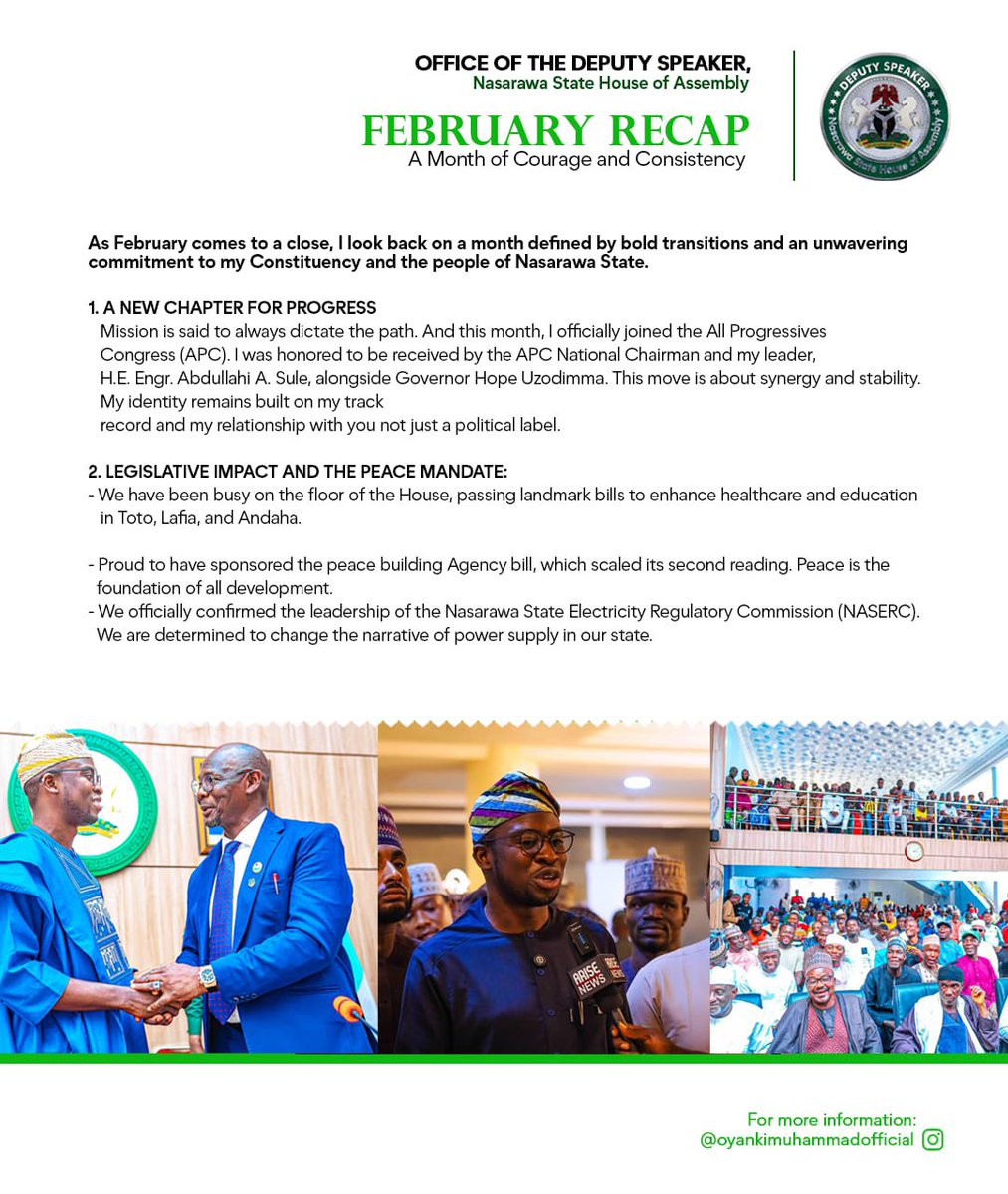 Rt. Hon Muhammad Oyanki. tweet media