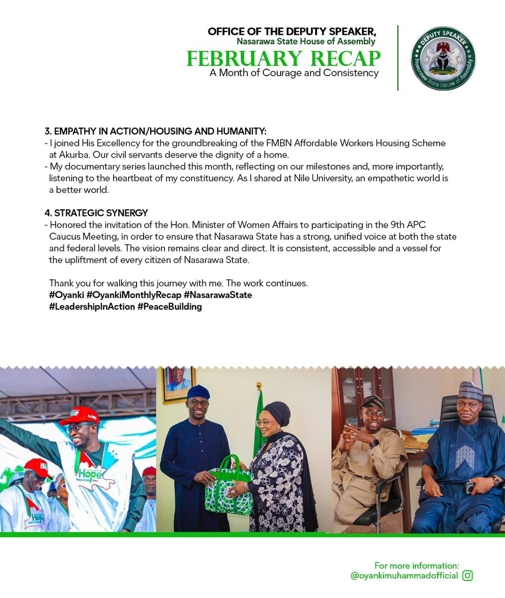 Rt. Hon Muhammad Oyanki. tweet media