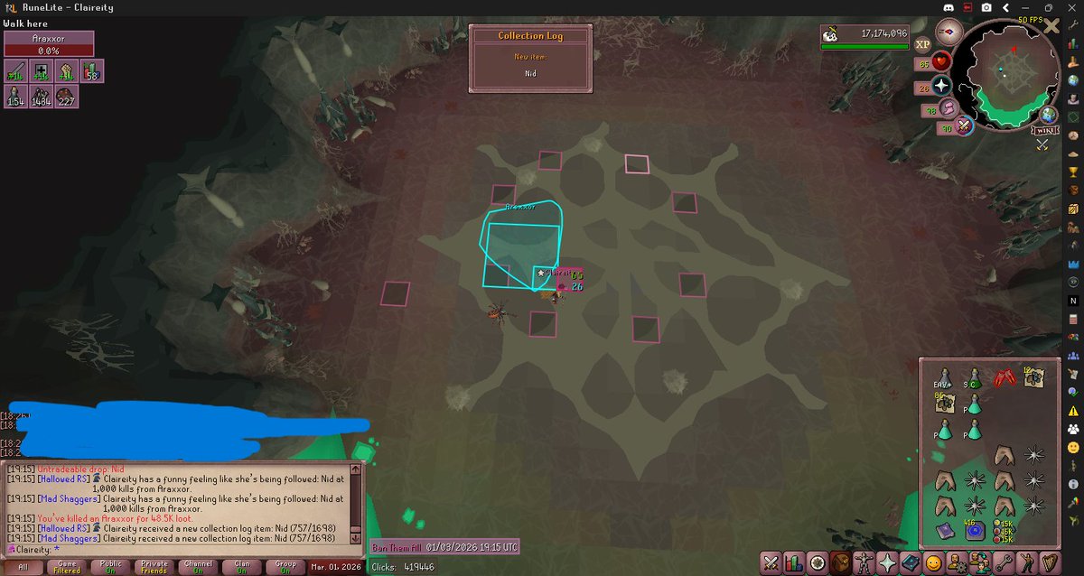 OSRSClaire's tweet photo. Pet 15 - Nid @ 1,000 kc https://t.co/Ofw19FJUkb