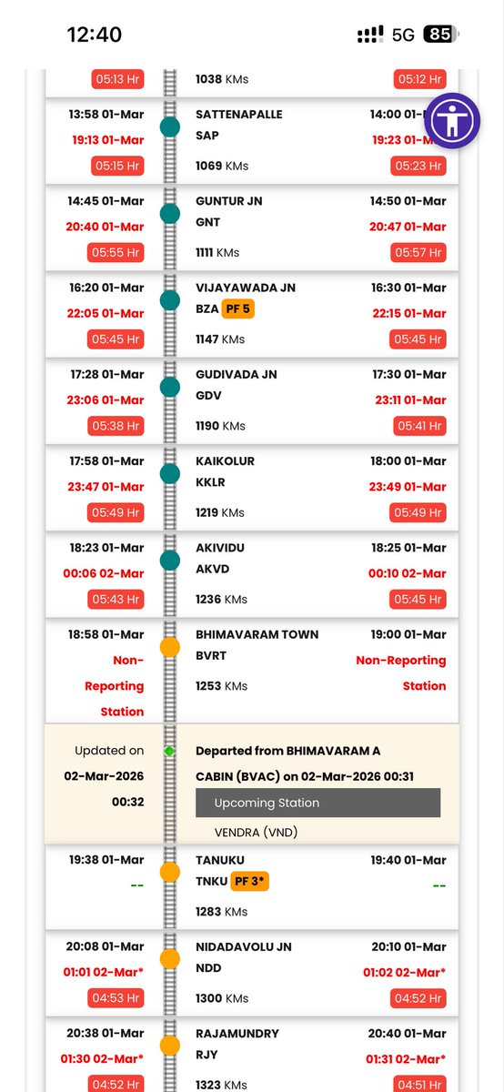 rafeeq555's tweet photo. @RailwaySeva @drmsecunderabad Thanks for prompt twitter response, but on ground train delayed for 6 hrs for no reason . No rain no flood no natural disasters still without reason you are running with 6 hrs delay. Families with children had badly suffered. Sec- BZA 10hrs journey utter nonsense? https://t.co/9lw7Sb6g7g