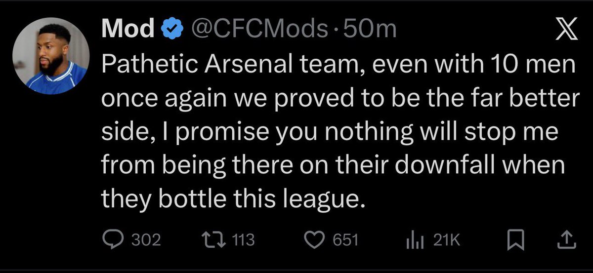 kudusofmx's tweet photo. @CFCMods just fold 😭😂 https://t.co/Zbk6S0G6bW