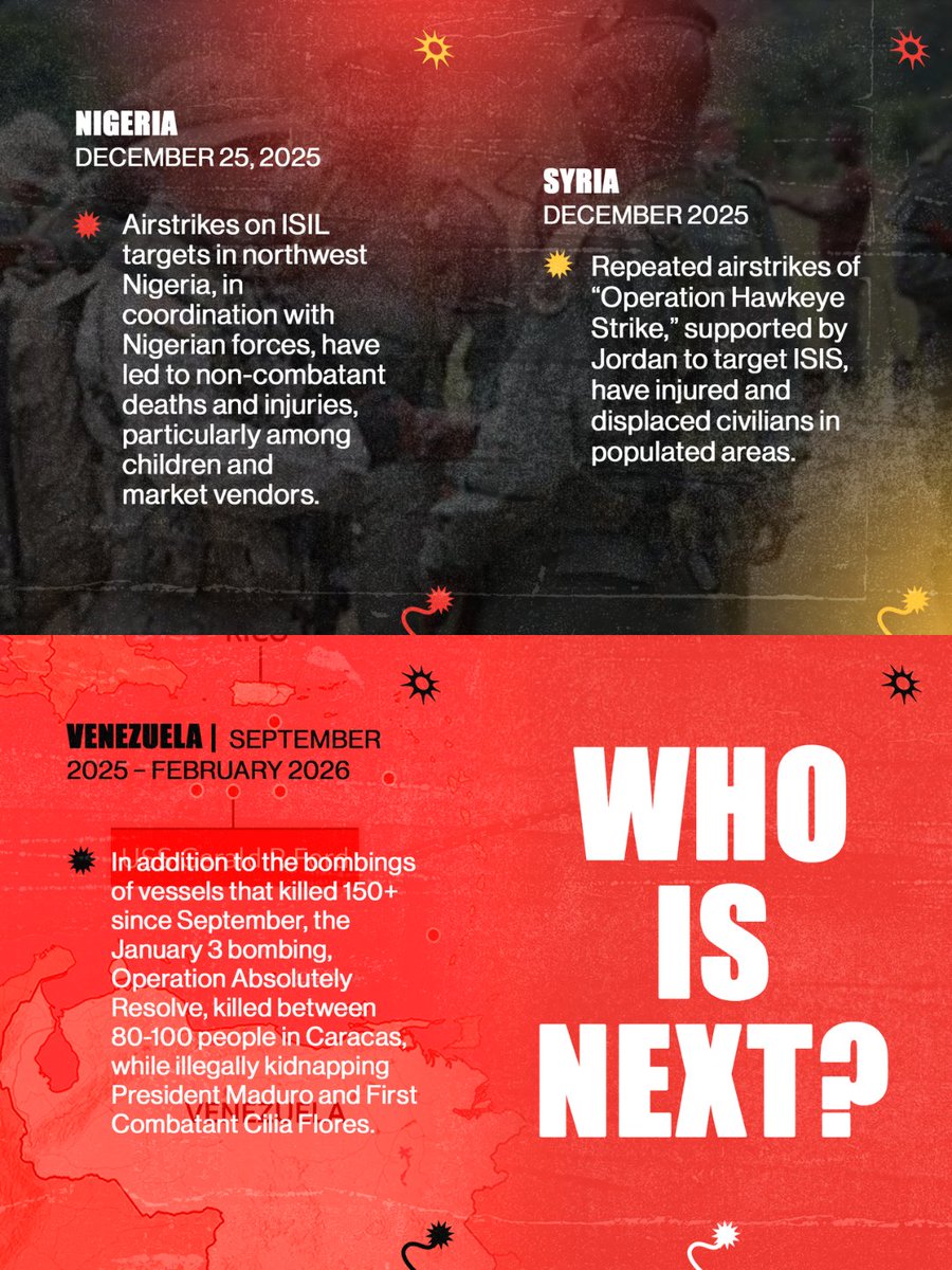 peoplesassembl_'s tweet photo. ⚠️ US imperialism is the greatest threat to humanity and the planet!

Trump’s attack on Iran is the latest in a murderous pattern of imperialist aggression worldwide: Syria, Venezuela, Nigeria, Yemen, Iraq, and Somalia. 

While empire has always used violence to subjugate sovereign peoples, we’ve reached a critical historical moment. The mask of diplomacy and the “rules based order” no longer serve US global hegemony. Capitalism in crisis increasingly turns to bombs as foreign policy – even if it risks wider regional war.

✊ The peoples of the world are already mobilizing to stop the war on Iran. We must maintain pressure, condemning impunity, and demanding genuine peace and security. 

📣 We call upon all people of conscience to demonstrate their opposition to this aggression. It is essential to uphold the principle that sovereign nations have the right to determine their own future.

📌 Read the full statement on the Iran strikes here: https://t.co/hzEjSDOkua (link in bio)

#StopTheWar #StopTheAggression #Iran #HandsOffIran #NoMoreWar