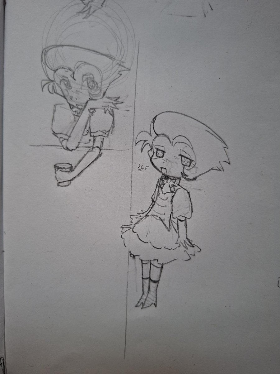 sonicverse_00's tweet photo. Heh, don't mind me drawing lucifer nonchalantly😼 #HazbinHotel #LuciferMorningstar #femboylucifer https://t.co/Wc7xytmgJT