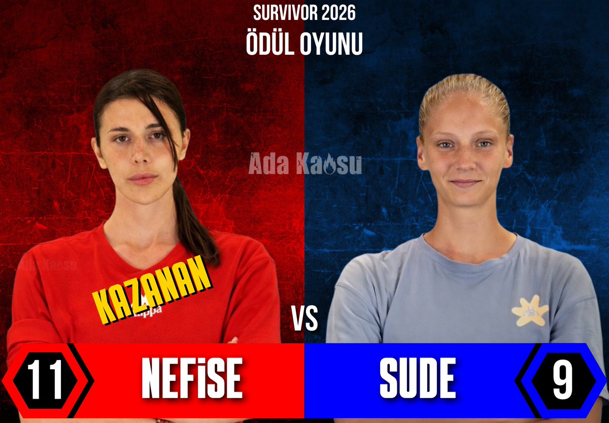 Ödül Oyunu

🔴 Nefise 🆚️ 🔵 Sude

#Survivor2026 #SurvivorTürkiye #SurvivorÜnlüler #SurvivorGönüllüler #ÜnlülerGönüllüler