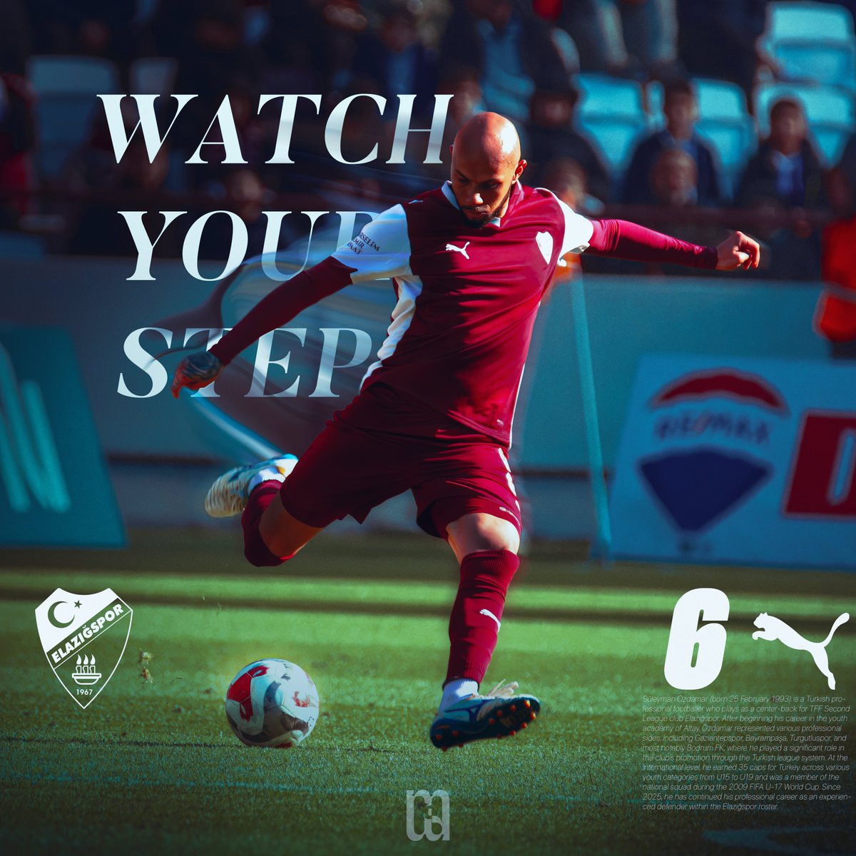 WATCH YOUR STEP! <a href="/SOZ__6/">Süleyman Özdamar</a> #Elazığspor