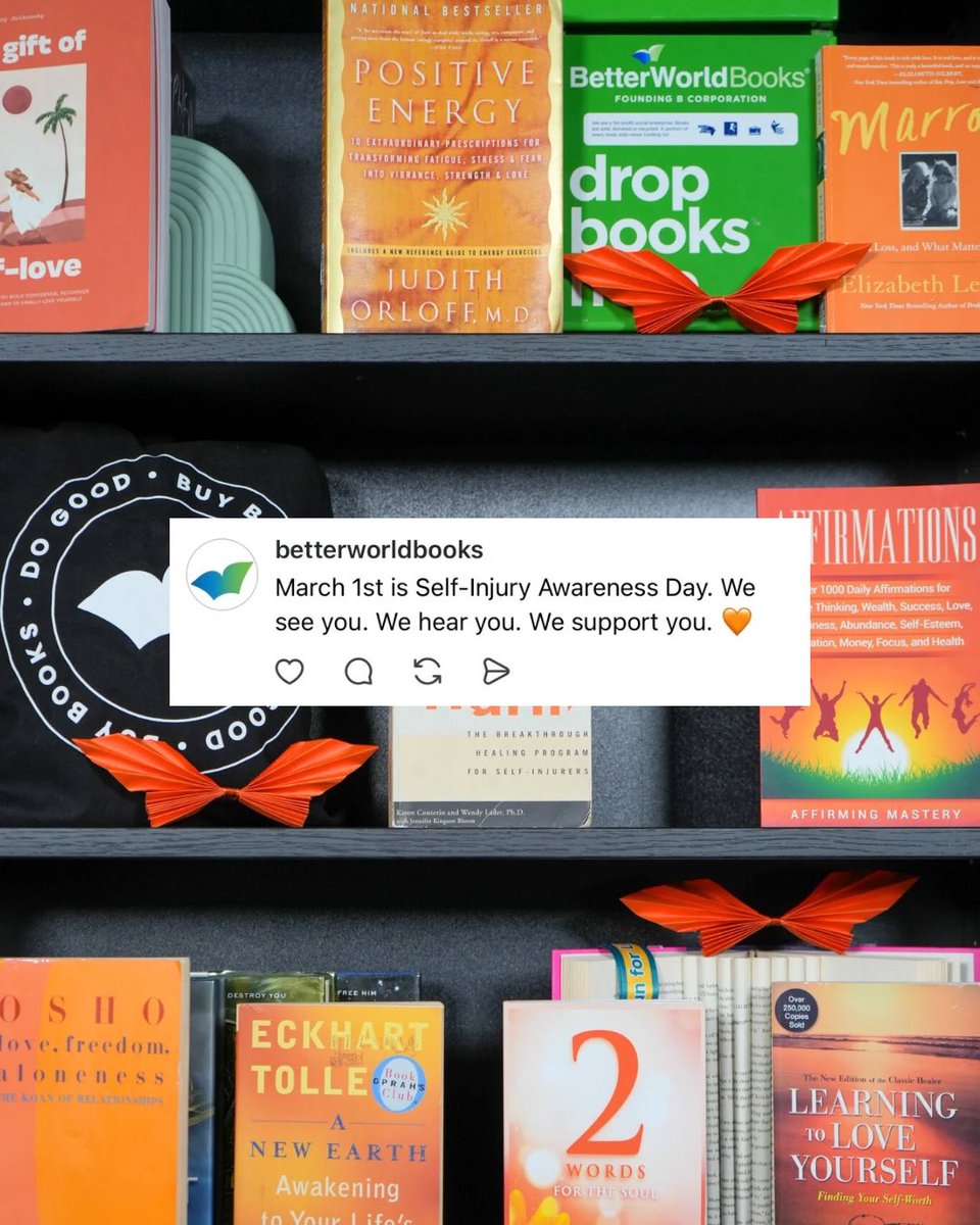 Better World Books tweet media