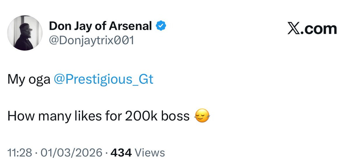 Prestigious tweet media