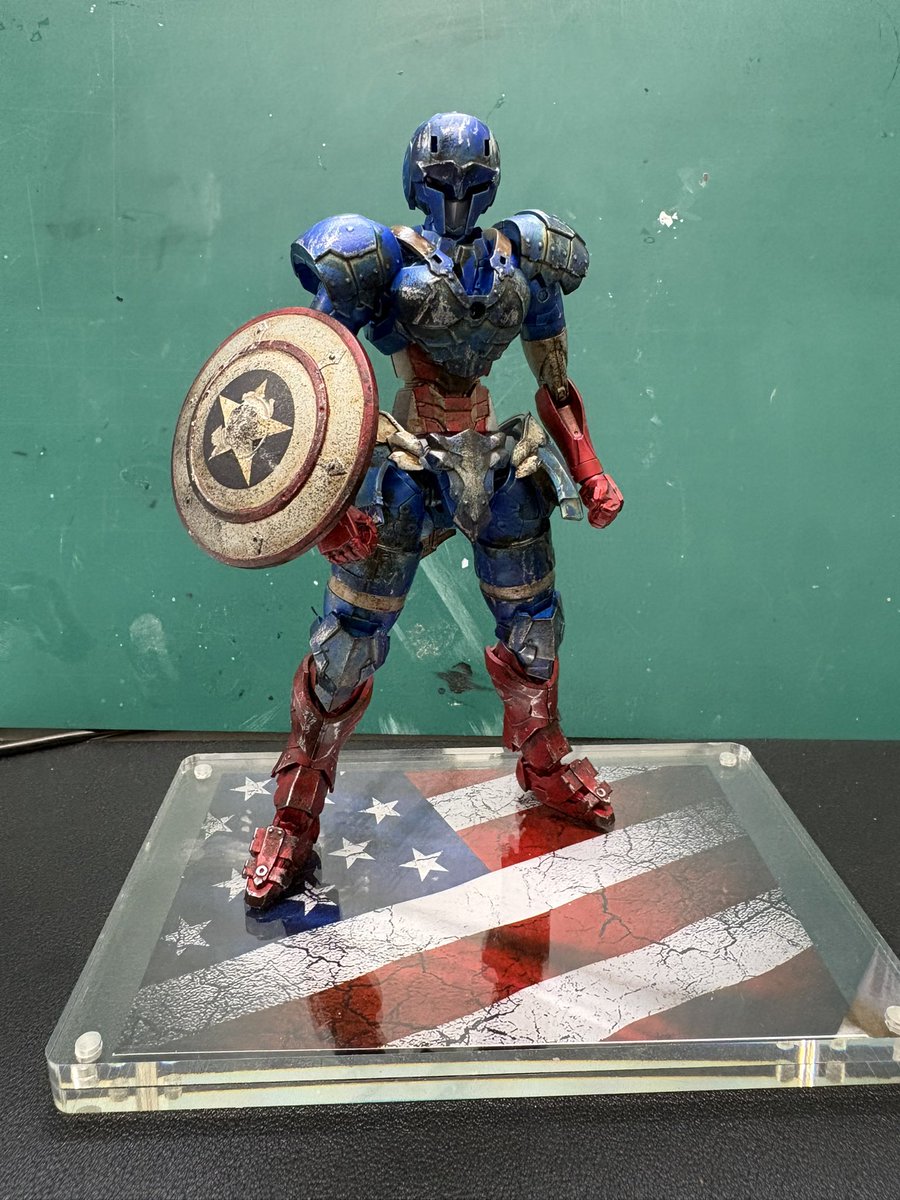 30MFver.キャプテンアメリカ完成✨
静岡ホビーショーでのUSA縛りに参戦しますー😆