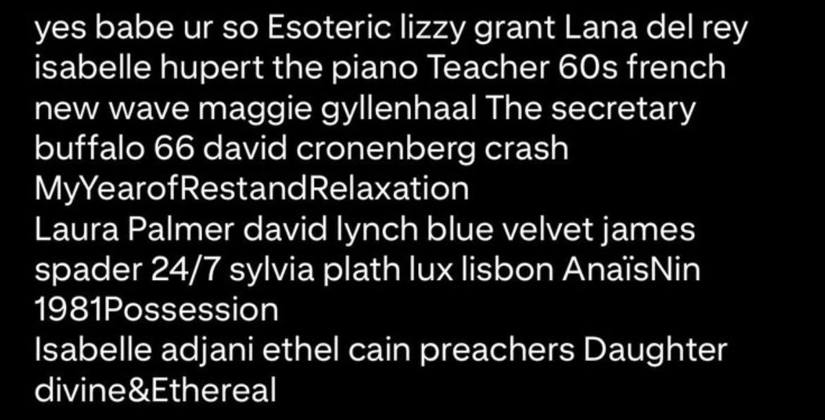 yes baby, ur so esoteric.