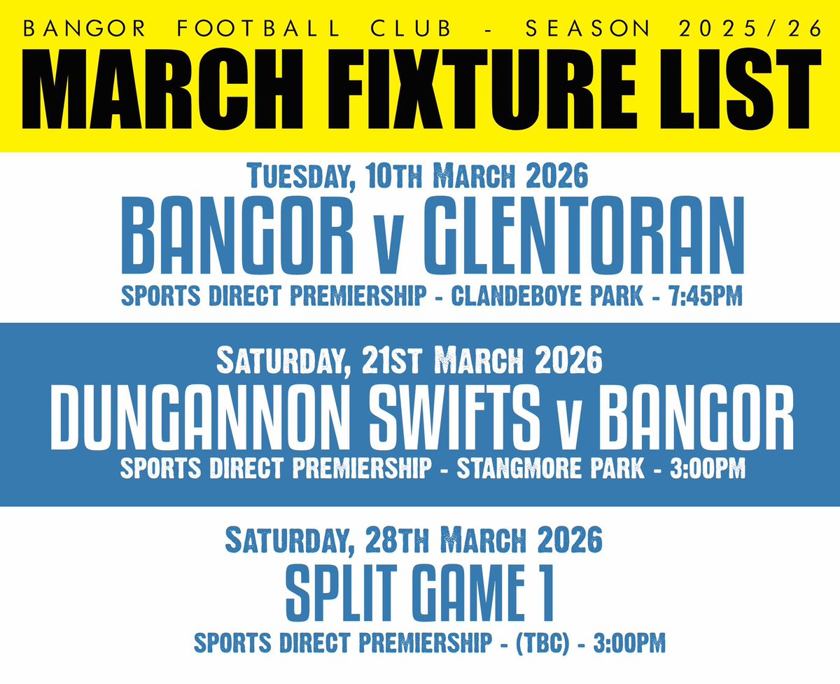 Bangor FC tweet media