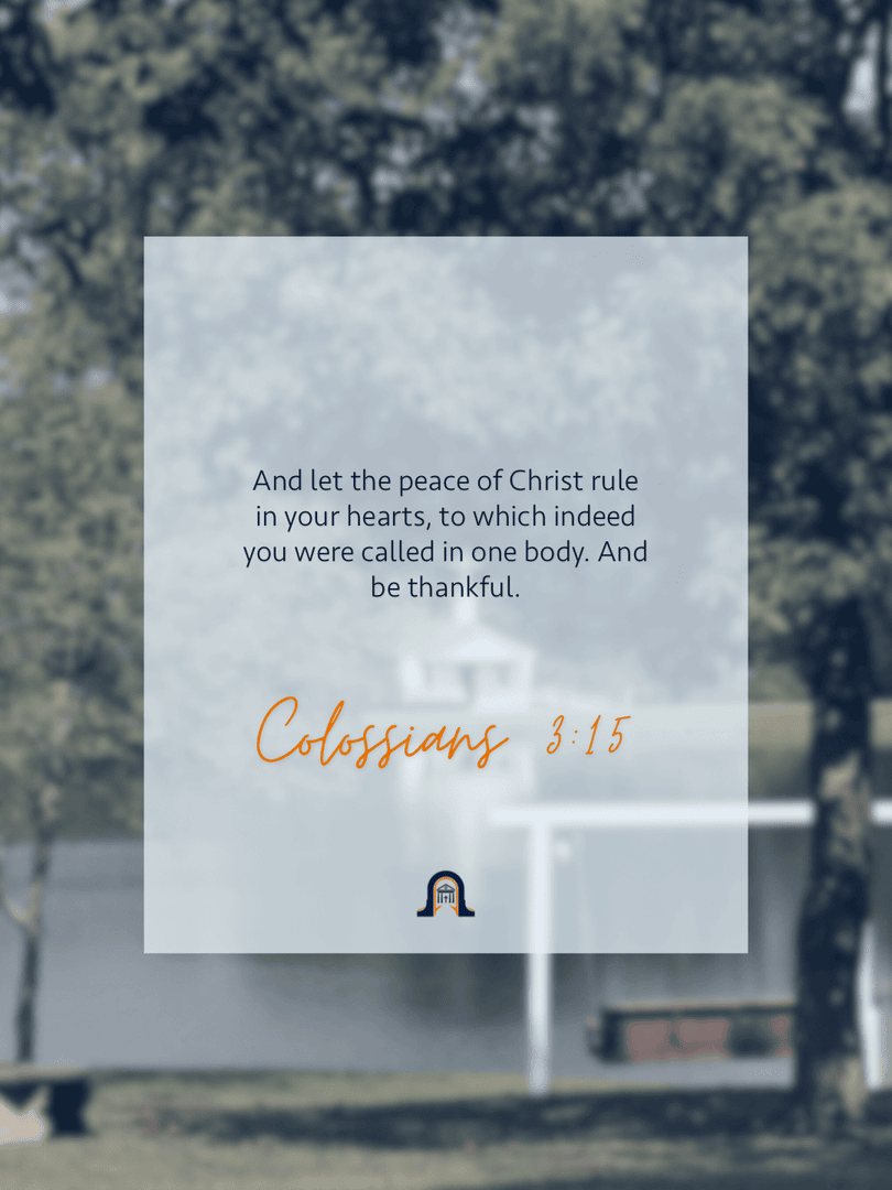 BrewtonParker's tweet photo. As we step into this week, we’re reminded to let the peace of Christ guide our hearts and shape how we live and love others.

May we walk with gratitude, unity, and the steady peace that comes from Him.

May this scripture carry us into the days ahead. https://t.co/GiHgxTwWrj
