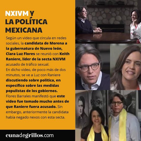 <a href="/LoQuePasaEnNL/">@QuePasaEnNL ®️</a> <a href="/claraluzflores/">Clara Luz Flores</a>