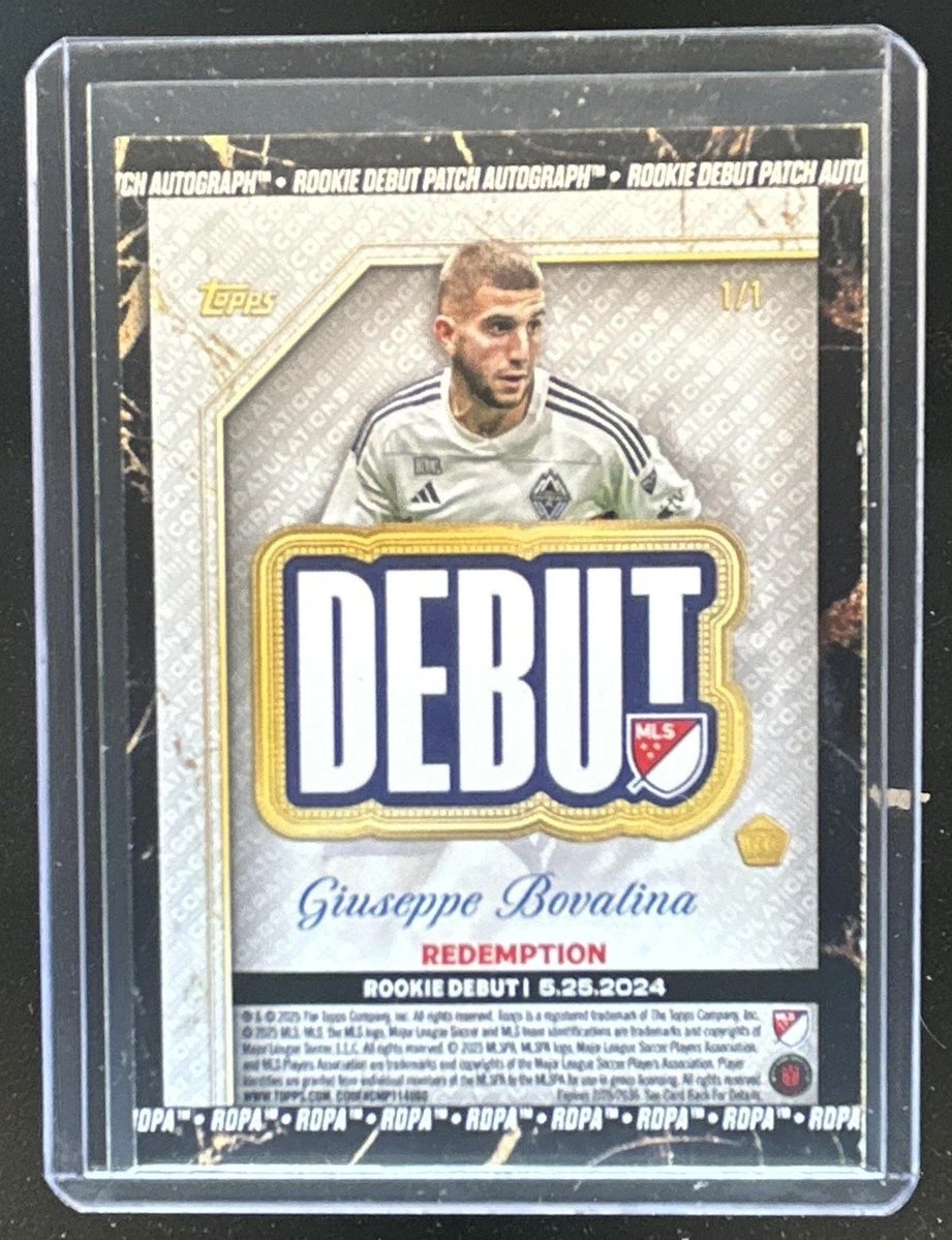 getwaxcomp's tweet photo. 3 more MLS Debut Patches surfaced! Diogo Gonçalves, Marco Pašalić and Giuseppe Bovalina. 22 of 157

https://t.co/TLlGDCCiQf 

#mlsdebutpatch #topps #soccercards #toppssoccer #thehobby https://t.co/pPxs505yXu