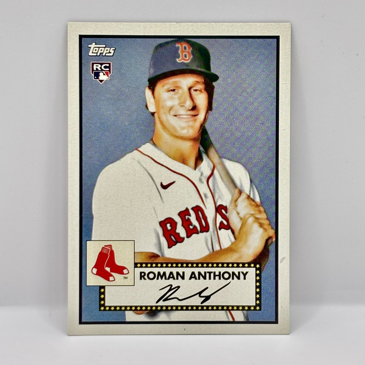 ‼️FOR SALE‼️

2026 Topps Series 1 Roman Anthony 1952 Rookie Image Variation 

🏷️$1,400

RTs much appreciated 🙏