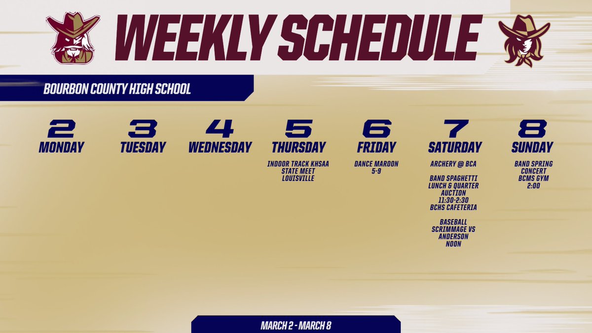 Bourbon County Athletics tweet media