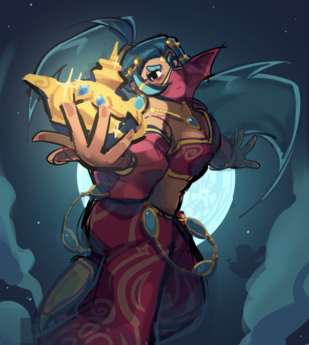 kohanker's tweet photo. Shelly Dancer 
#brawlstarsfanart #brawlstarsshelly #fanart https://t.co/GHBGxU5OZg