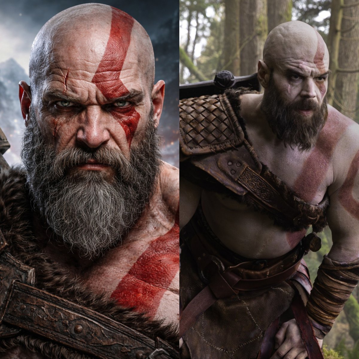 numberonenet's tweet photo. @TripleH as Kratos vs. @RamboDonkeyKong as Kratos 😂😂@SonySantaMonica @PrimeVideo @godofwaronprime are you serious?🤦 https://t.co/oapk0yQdlt